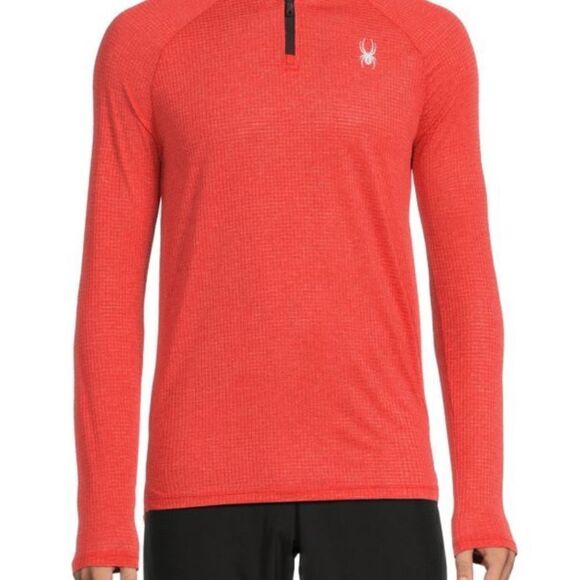 🆕 Spyder Men’s Mockneck Raglan Sleeve Polo size Small - Picture 3 of 14